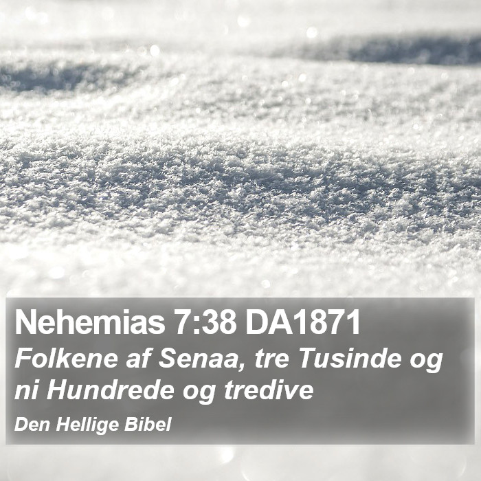 Nehemias 7:38 DA1871 Bible Study