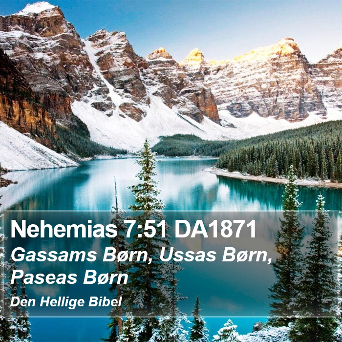 Nehemias 7:51 DA1871 Bible Study