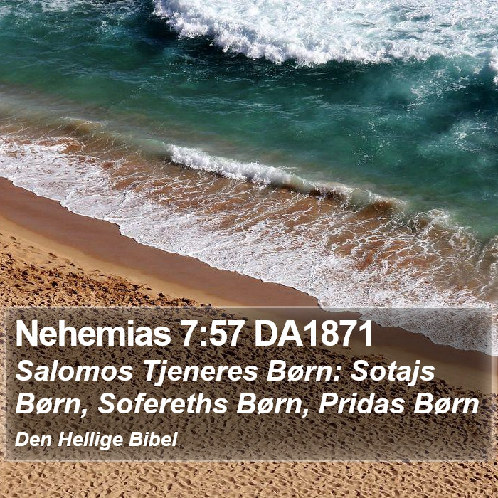 Nehemias 7:57 DA1871 Bible Study