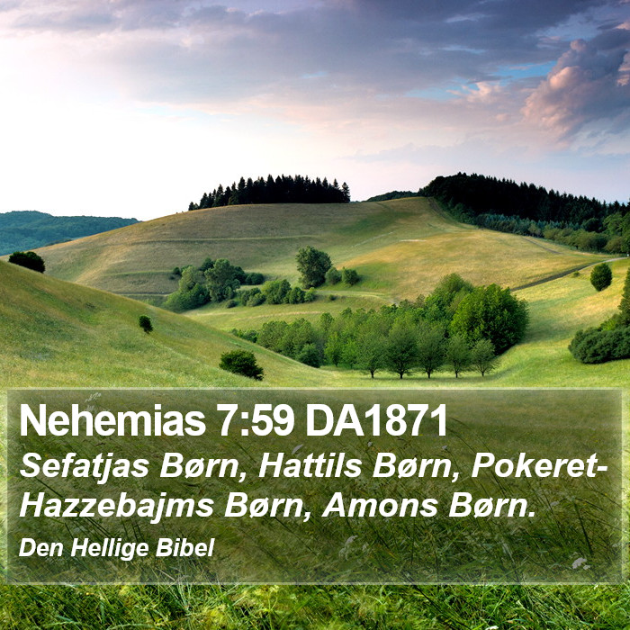 Nehemias 7:59 DA1871 Bible Study