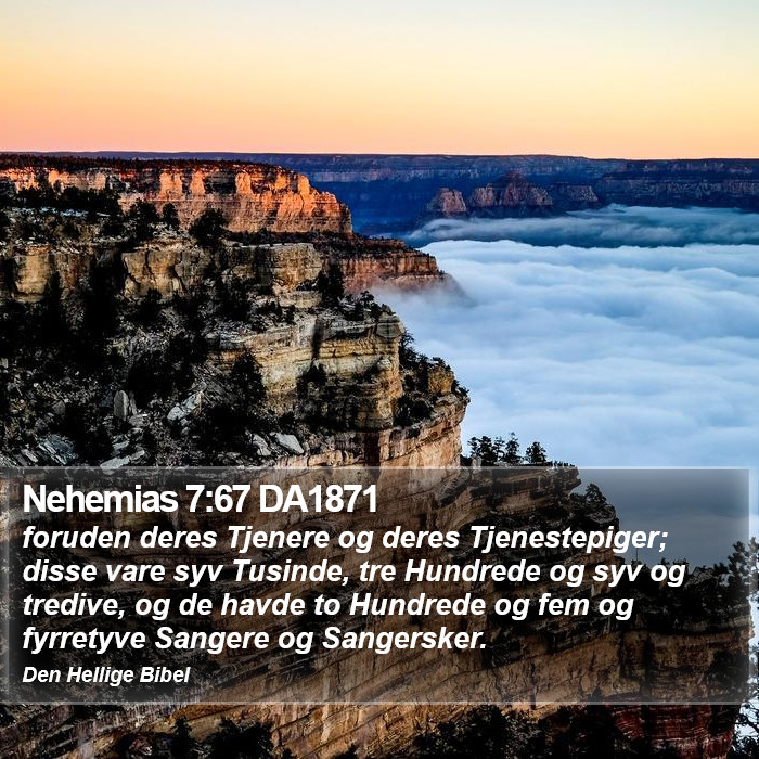 Nehemias 7:67 DA1871 Bible Study