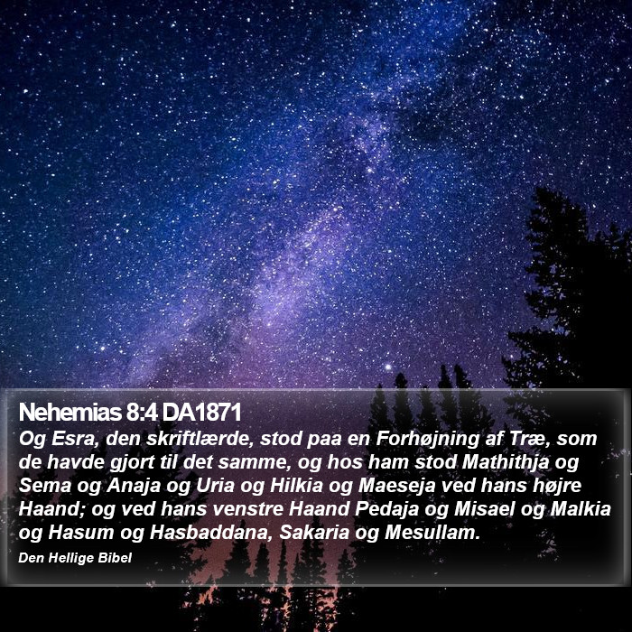 Nehemias 8:4 DA1871 Bible Study