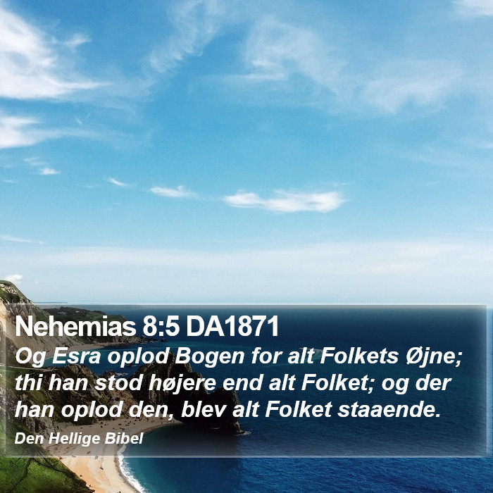 Nehemias 8:5 DA1871 Bible Study