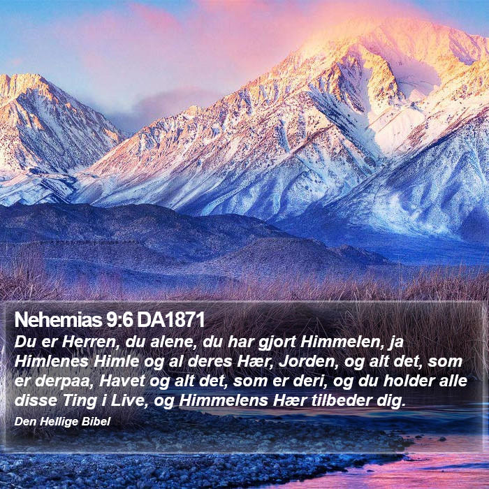 Nehemias 9:6 DA1871 Bible Study