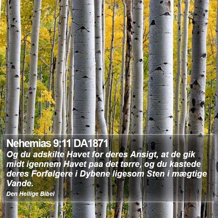 Nehemias 9:11 DA1871 Bible Study