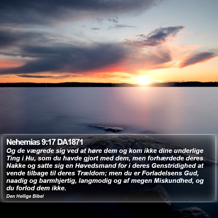 Nehemias 9:17 DA1871 Bible Study