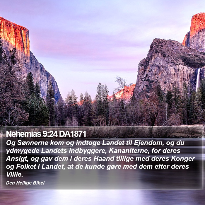 Nehemias 9:24 DA1871 Bible Study