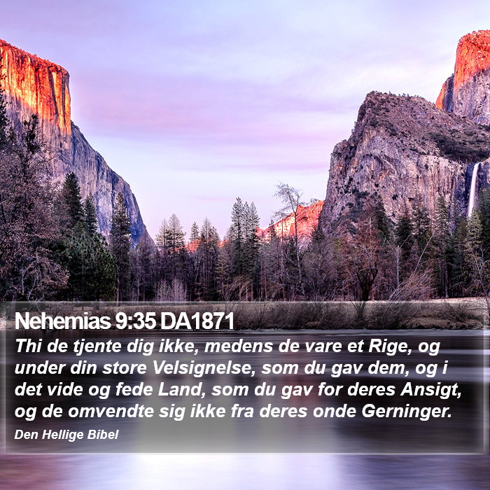 Nehemias 9:35 DA1871 Bible Study