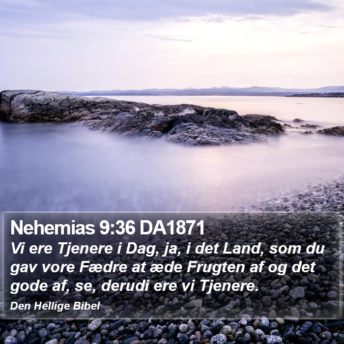 Nehemias 9:36 DA1871 Bible Study