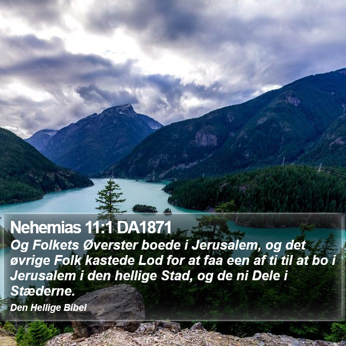 Nehemias 11:1 DA1871 Bible Study