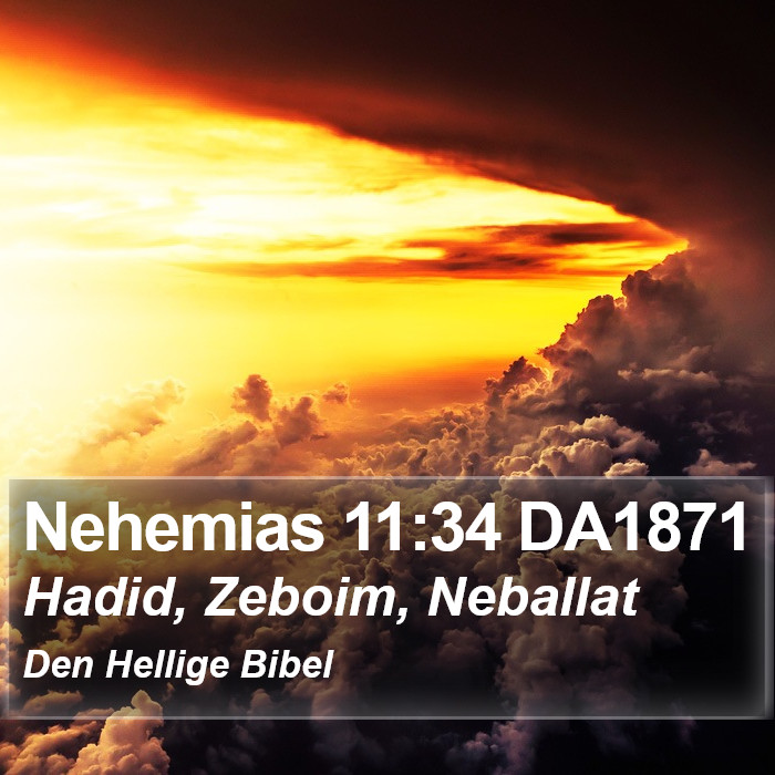 Nehemias 11:34 DA1871 Bible Study