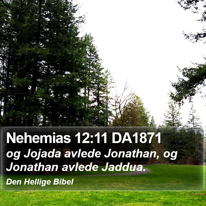 Nehemias 12:11 DA1871 Bible Study