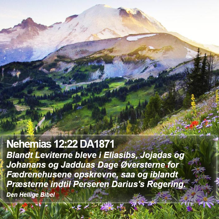 Nehemias 12:22 DA1871 Bible Study