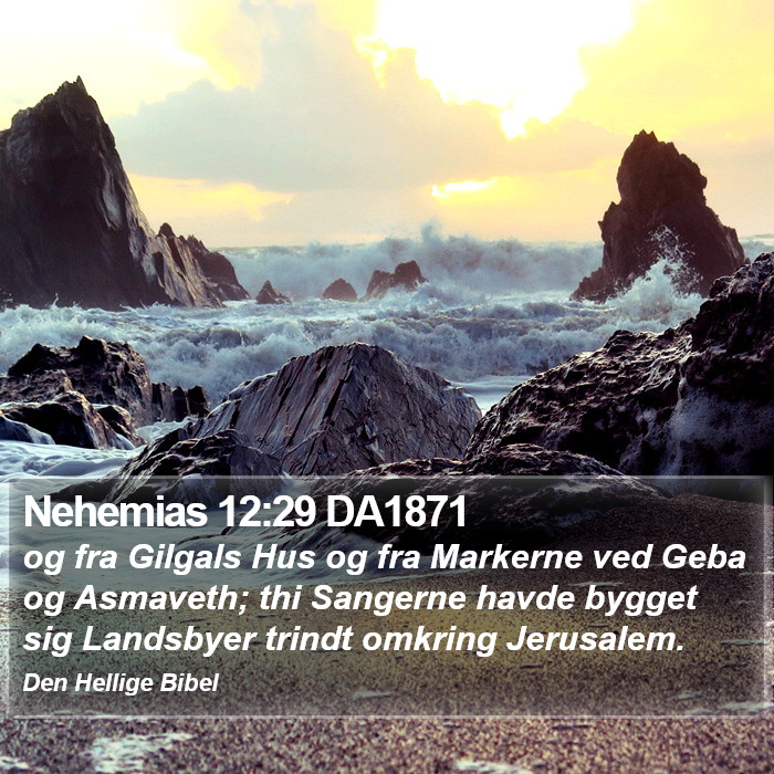 Nehemias 12:29 DA1871 Bible Study