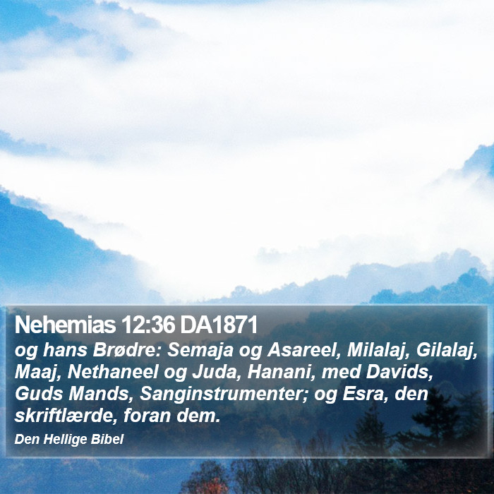 Nehemias 12:36 DA1871 Bible Study