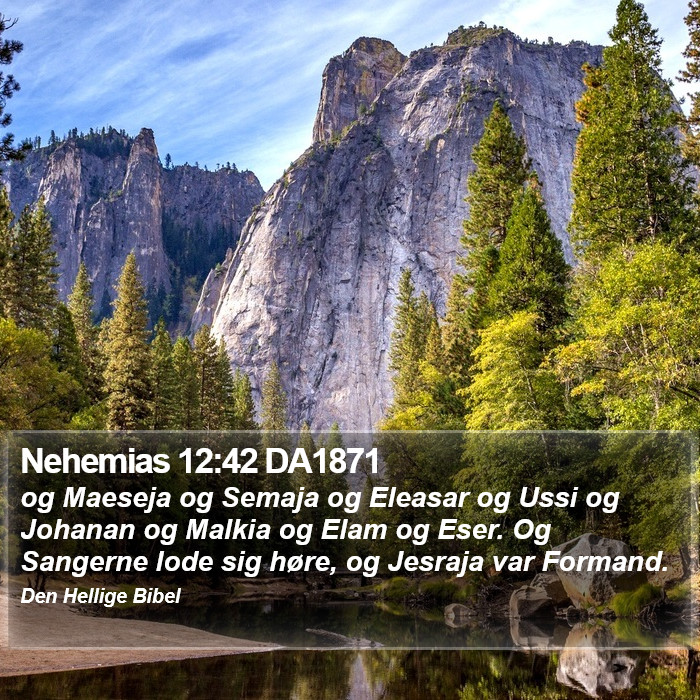 Nehemias 12:42 DA1871 Bible Study