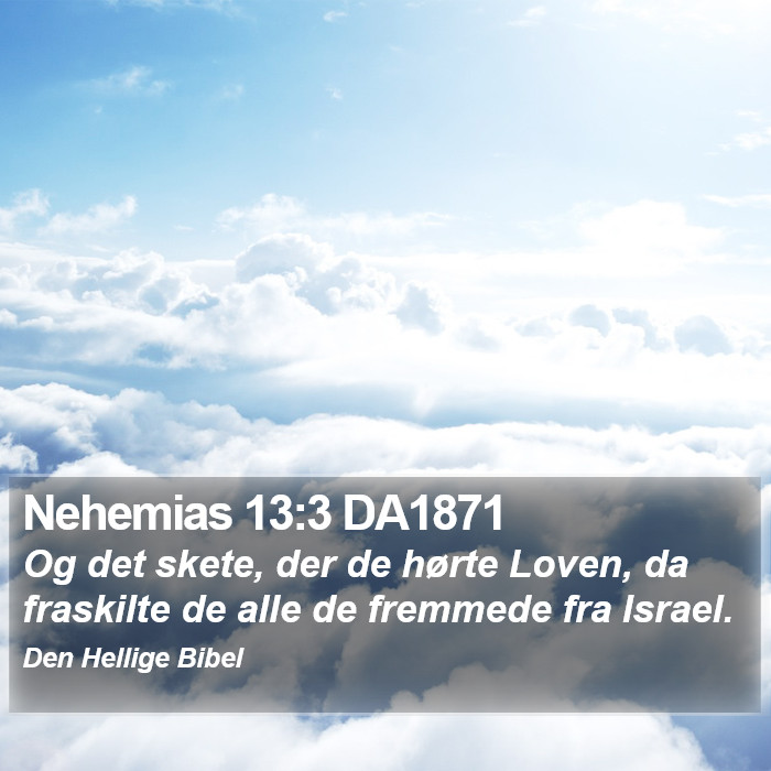 Nehemias 13:3 DA1871 Bible Study