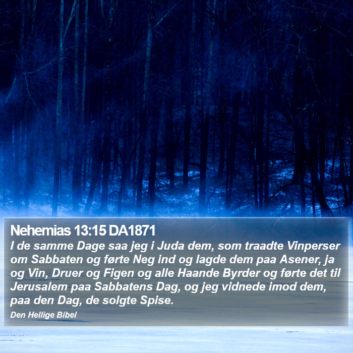 Nehemias 13:15 DA1871 Bible Study