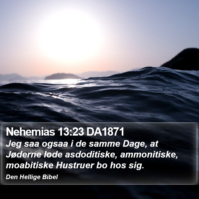 Nehemias 13:23 DA1871 Bible Study