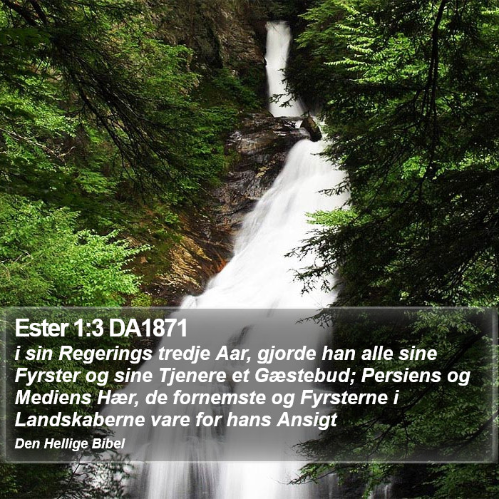 Ester 1:3 DA1871 Bible Study