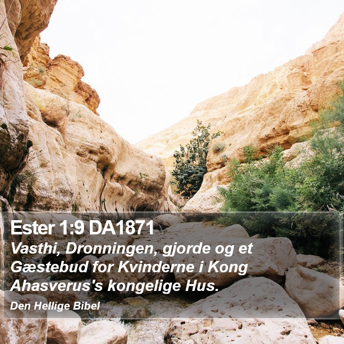 Ester 1:9 DA1871 Bible Study