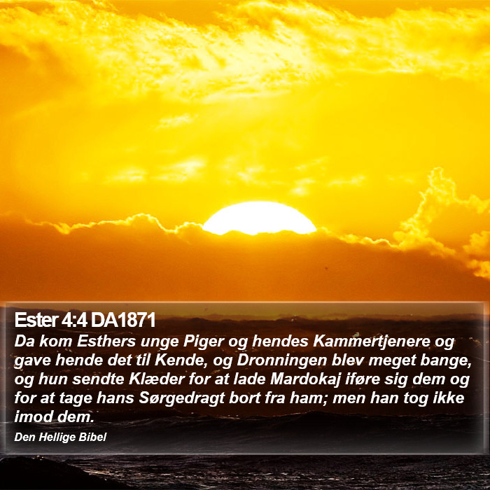 Ester 4:4 DA1871 Bible Study