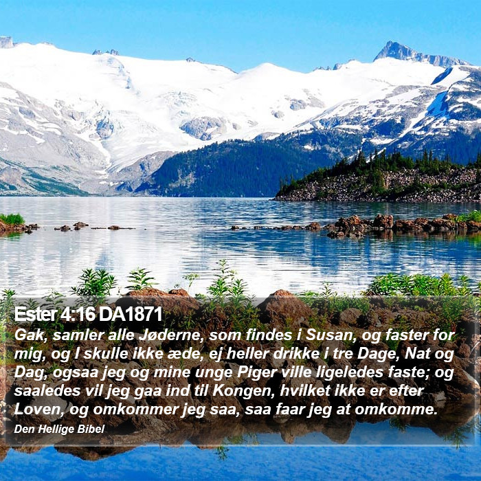 Ester 4:16 DA1871 Bible Study