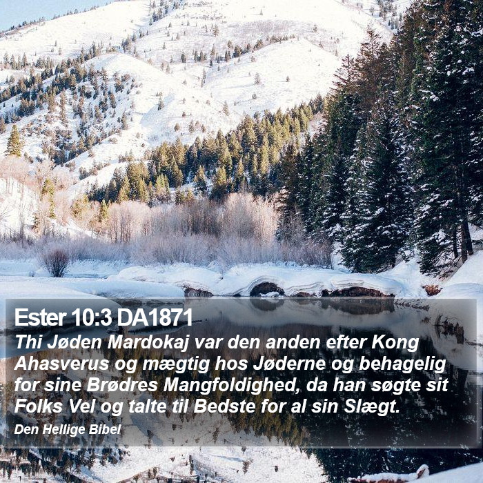 Ester 10:3 DA1871 Bible Study