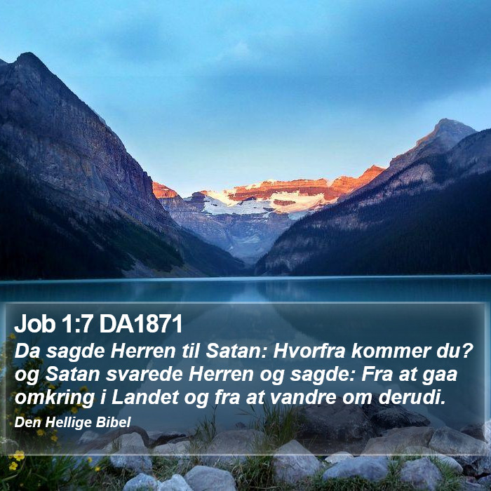 Job 1:7 DA1871 Bible Study