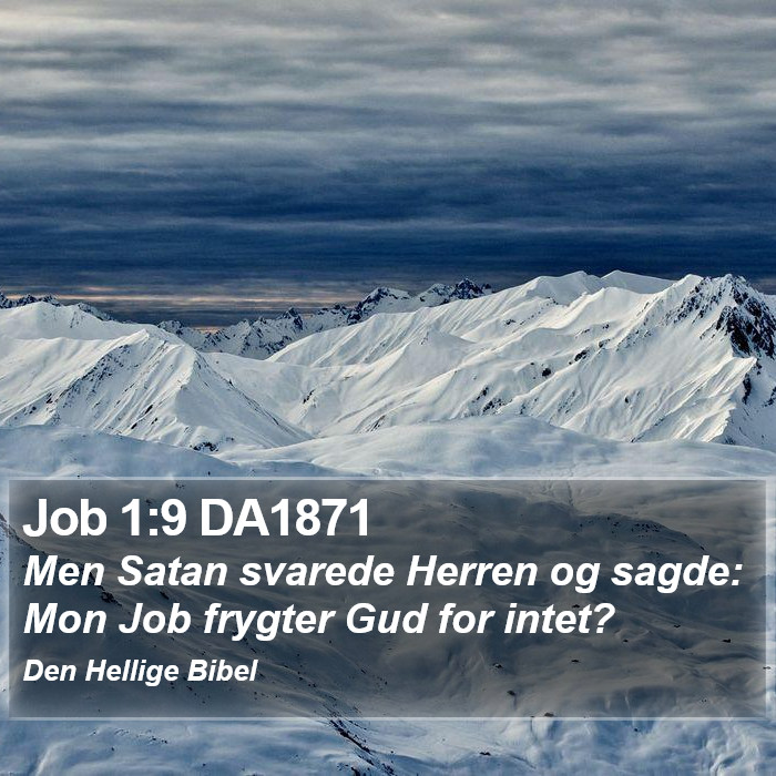 Job 1:9 DA1871 Bible Study