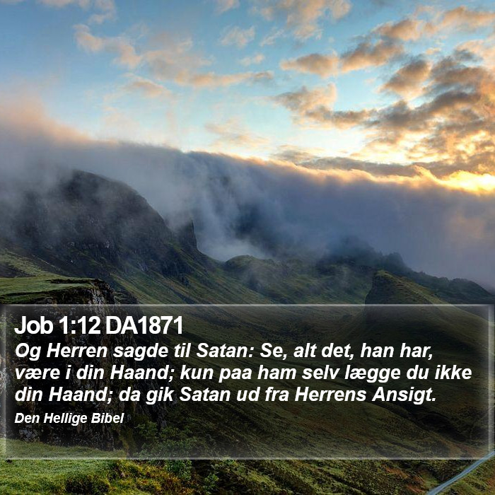 Job 1:12 DA1871 Bible Study