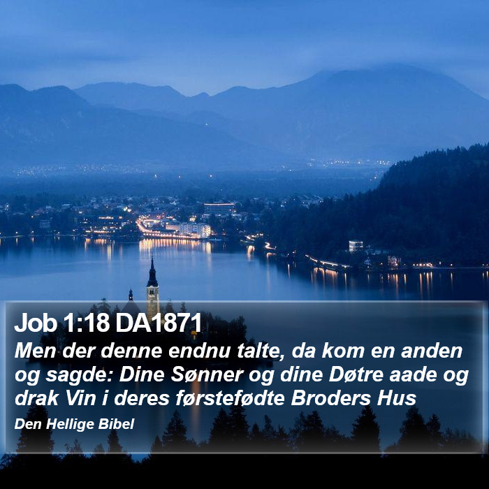 Job 1:18 DA1871 Bible Study