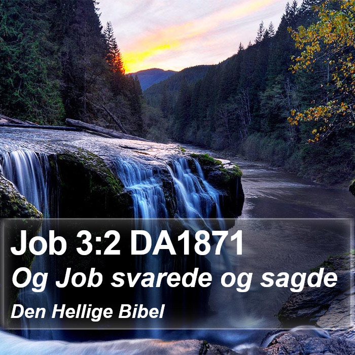 Job 3:2 DA1871 Bible Study