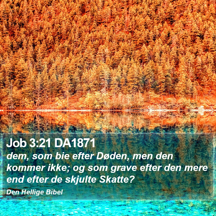 Job 3:21 DA1871 Bible Study