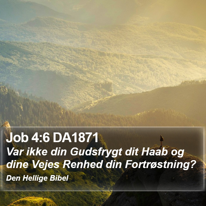 Job 4:6 DA1871 Bible Study