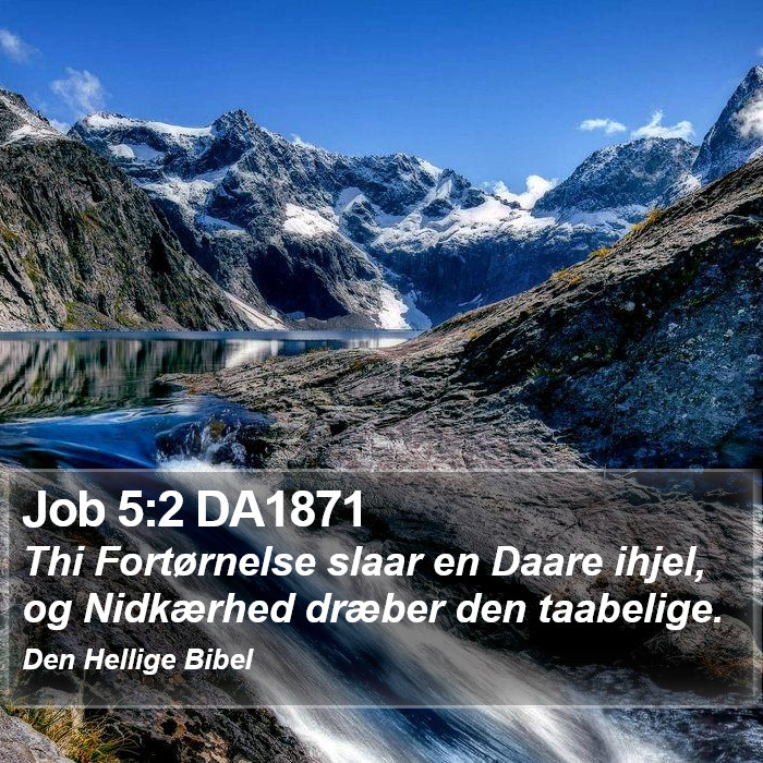 Job 5:2 DA1871 Bible Study