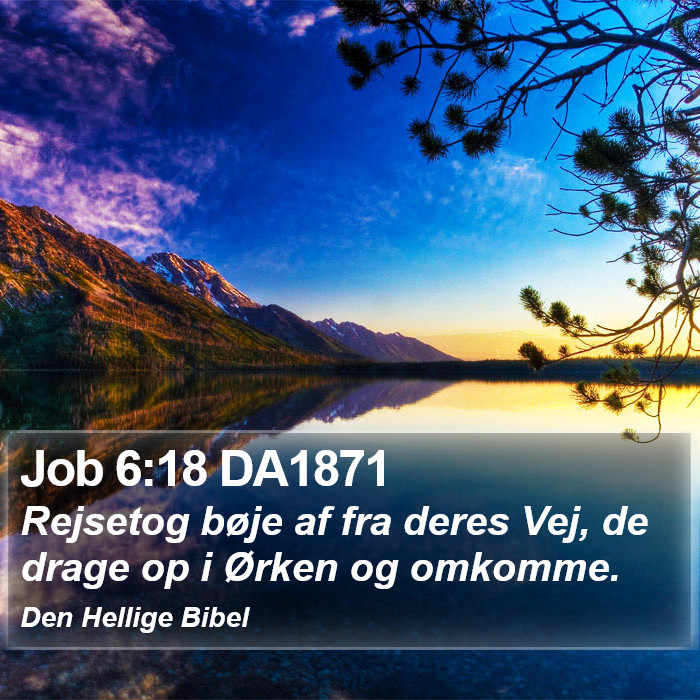 Job 6:18 DA1871 Bible Study