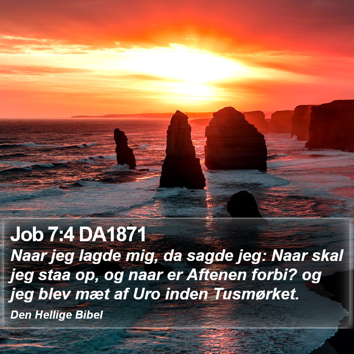 Job 7:4 DA1871 Bible Study