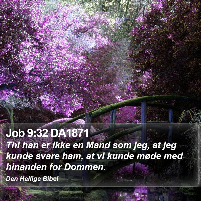 Job 9:32 DA1871 Bible Study