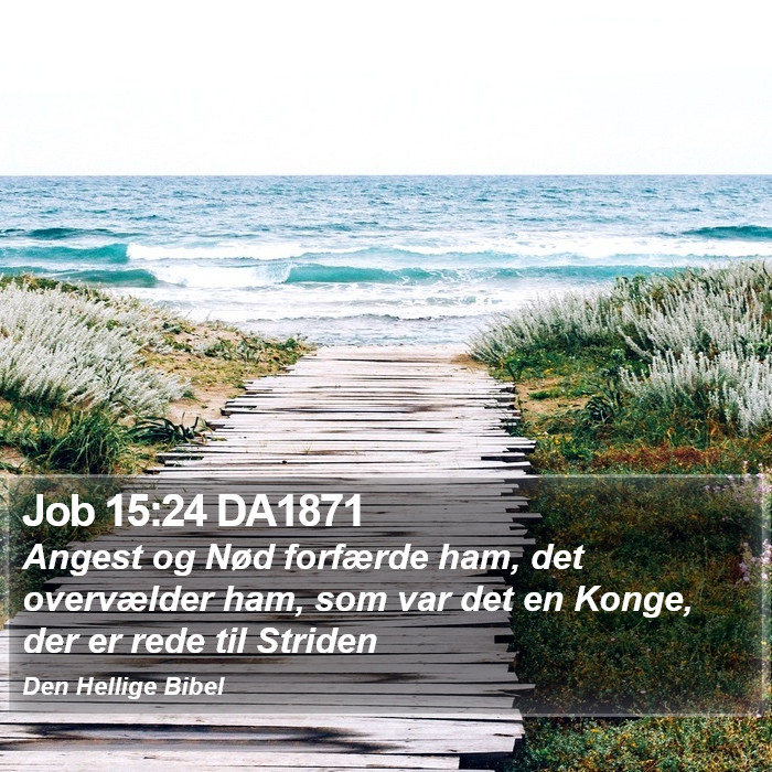 Job 15:24 DA1871 Bible Study