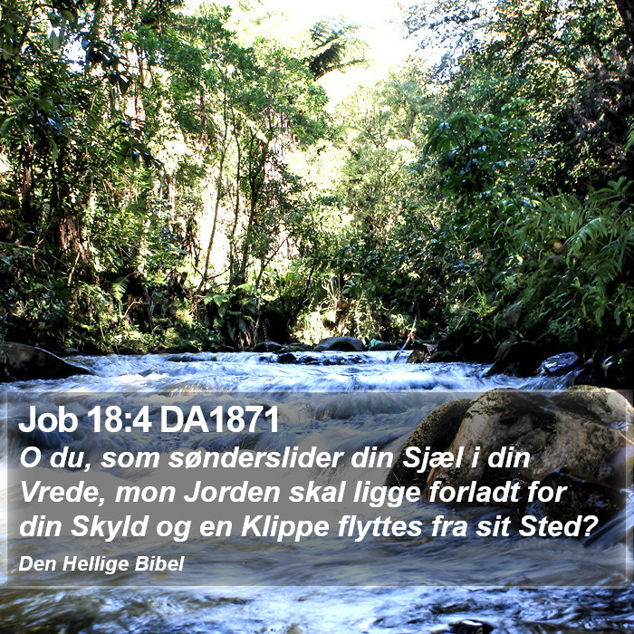 Job 18:4 DA1871 Bible Study