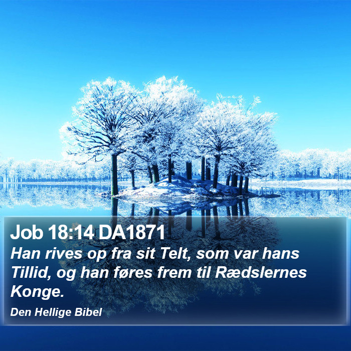 Job 18:14 DA1871 Bible Study