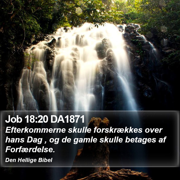 Job 18:20 DA1871 Bible Study