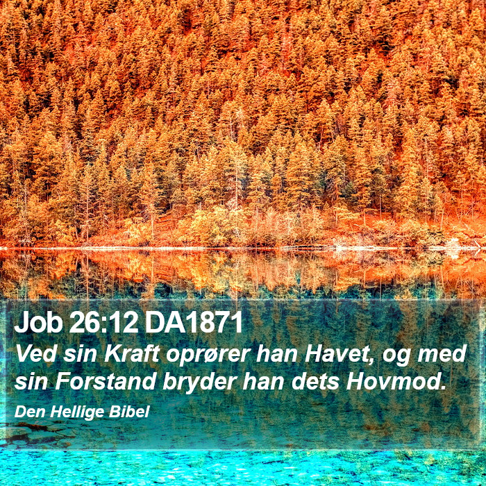 Job 26:12 DA1871 Bible Study
