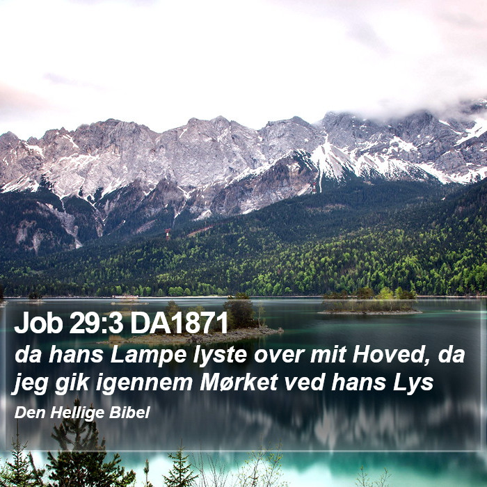 Job 29:3 DA1871 Bible Study
