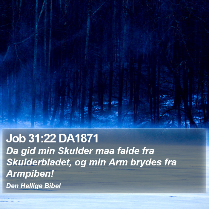 Job 31:22 DA1871 Bible Study