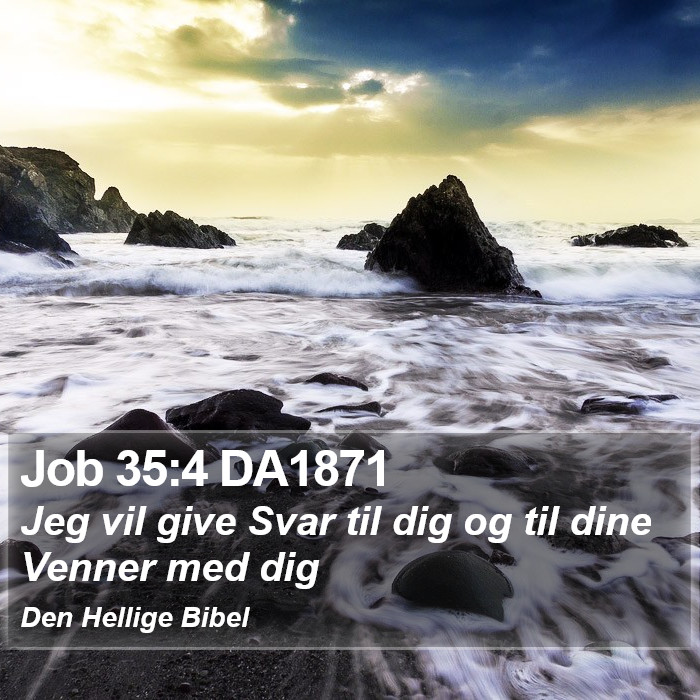Job 35:4 DA1871 Bible Study