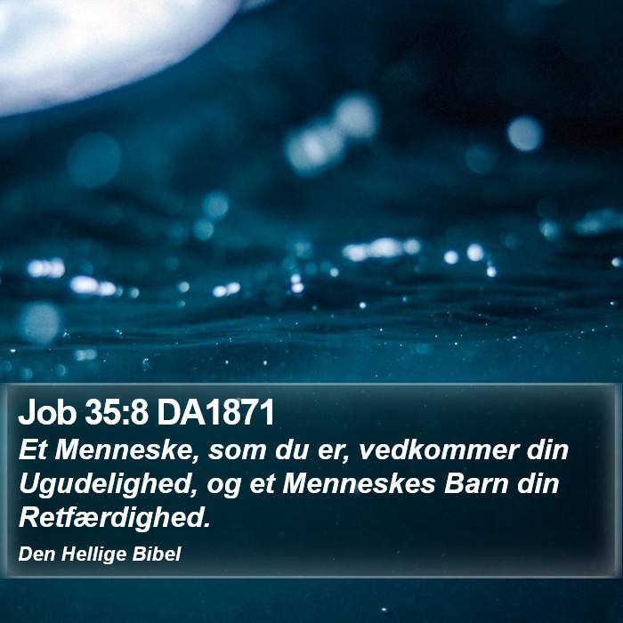 Job 35:8 DA1871 Bible Study