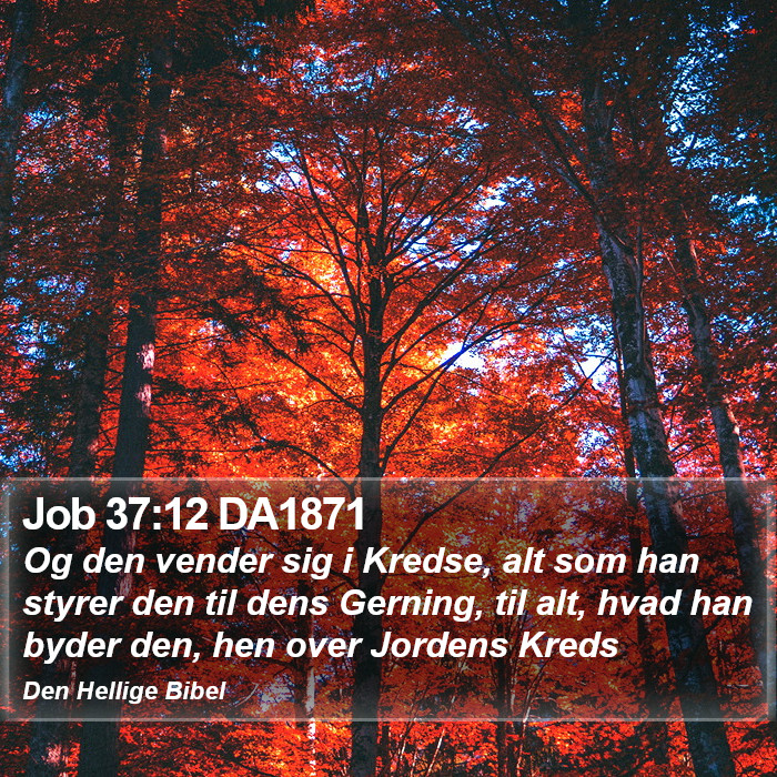 Job 37:12 DA1871 Bible Study