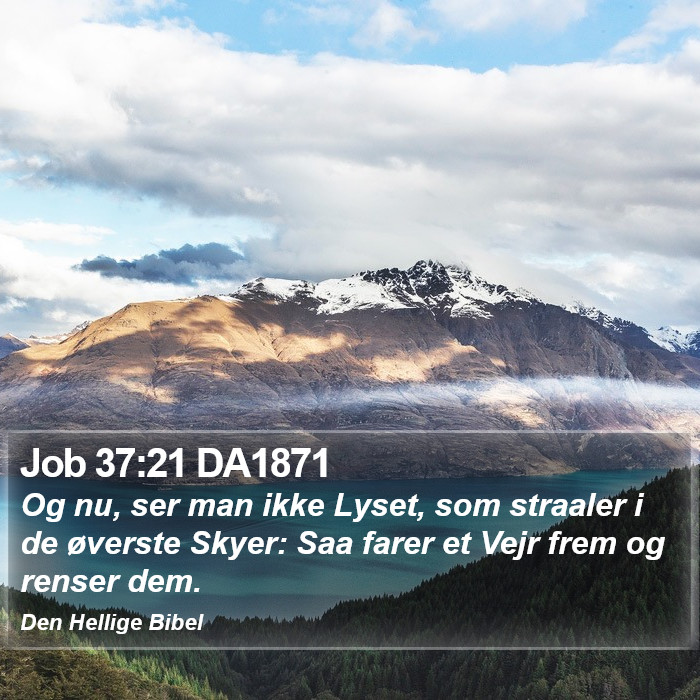 Job 37:21 DA1871 Bible Study